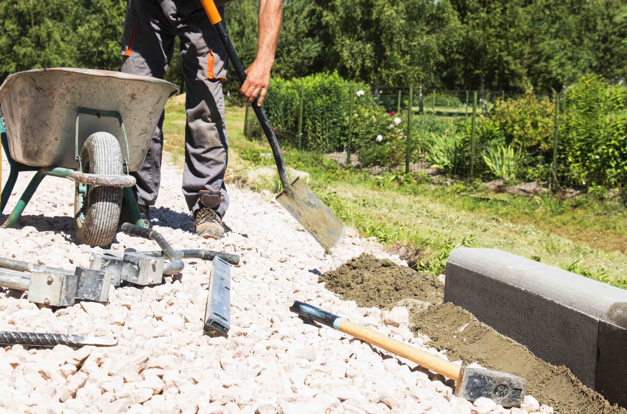 crushed concrete for bed