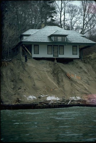 lake Michigan beach erosion