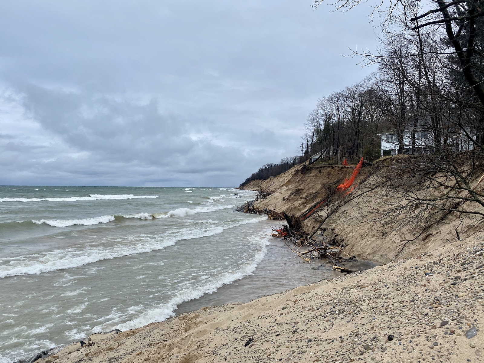 lake michigan sand erosion