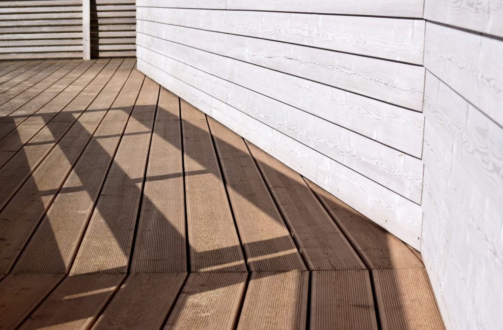 wood and composite deck