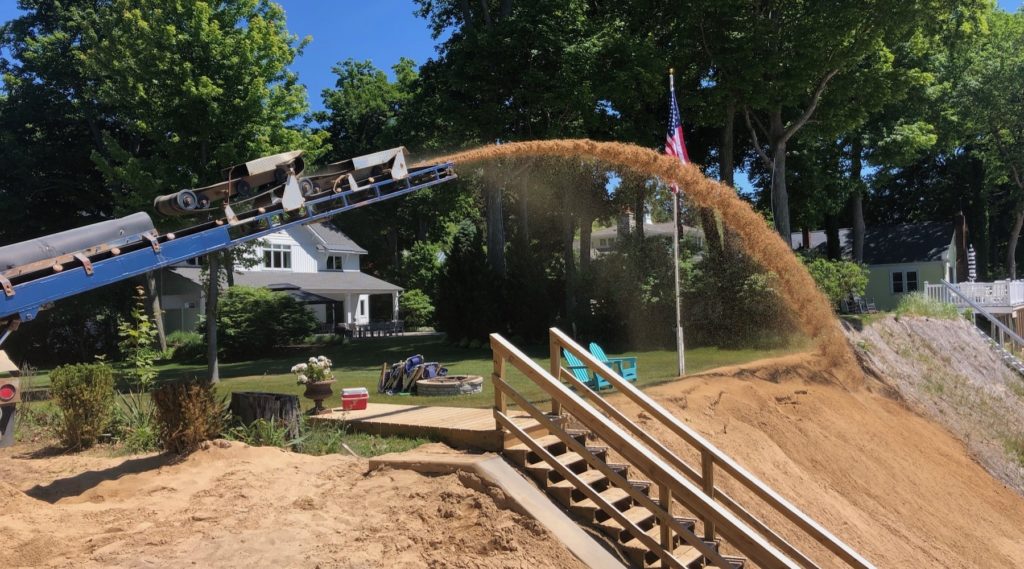 Beach Sand Delivery in Michigan - Superior Groundcover