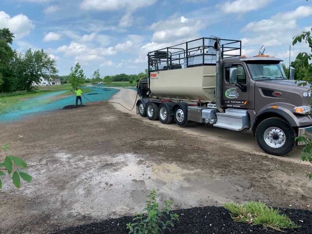 Hydroseeding Truck