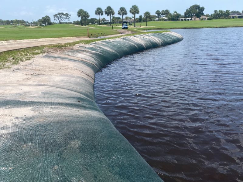 Pond Erosion Control