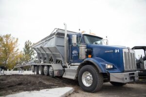 Stone Delivery for Solar Farms