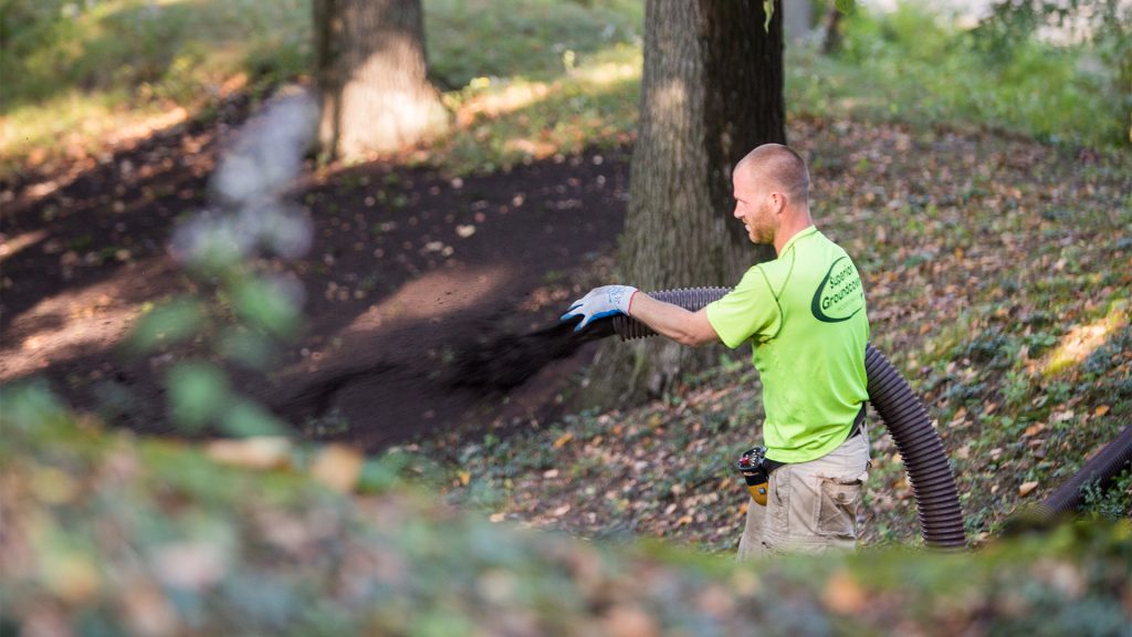 Cost benefit of blown-in mulch