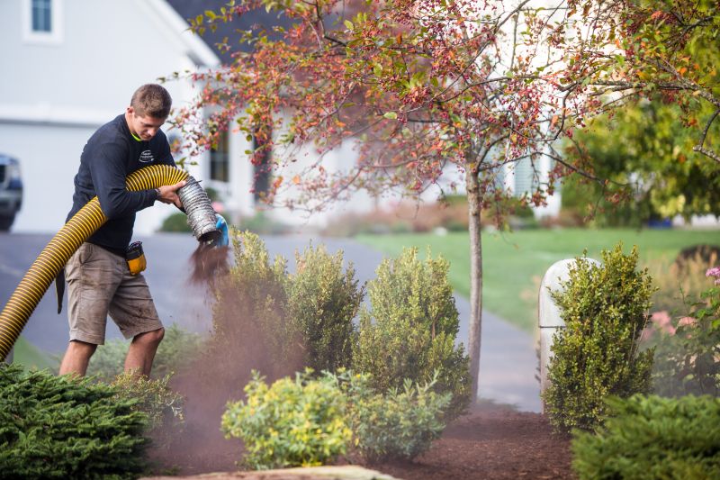 landscapers and general contractors material placement