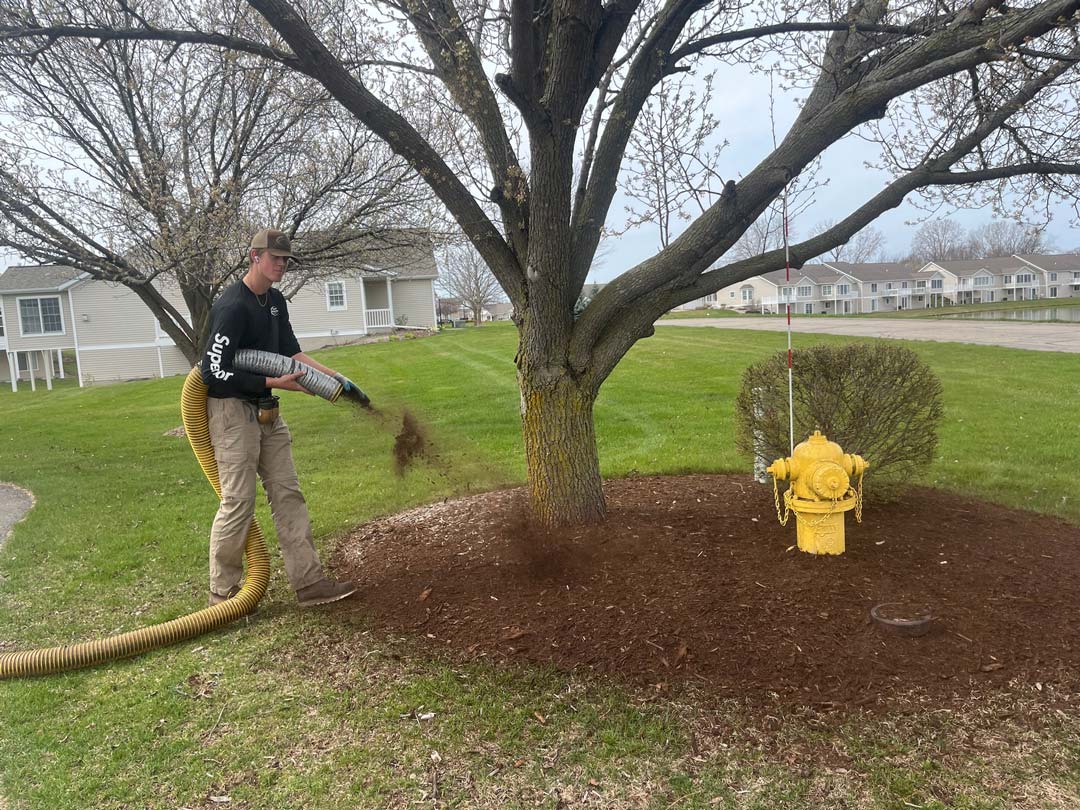 commercial landscape bark mulch