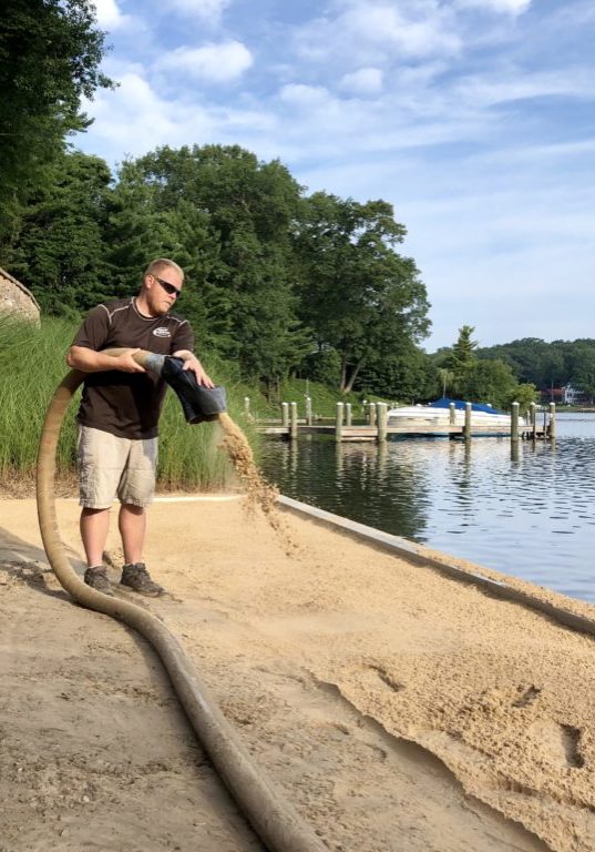 Using Sand for Lake Michigan Erosion Control - Superior Groundcover