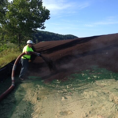 compost spreading