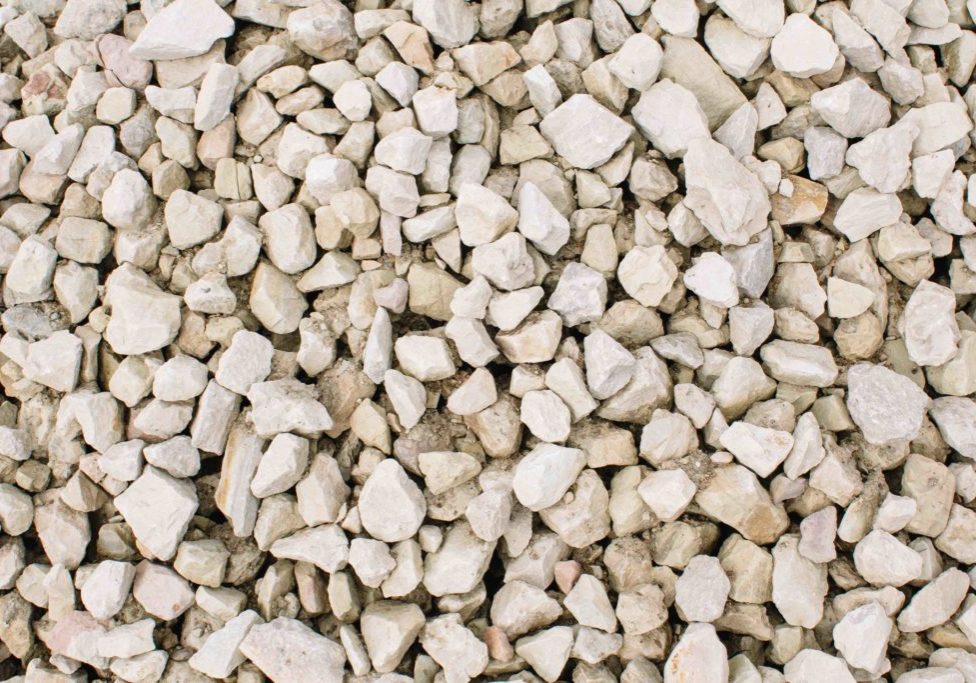 Gravel or crushed stone in natural light texture crushed concrete